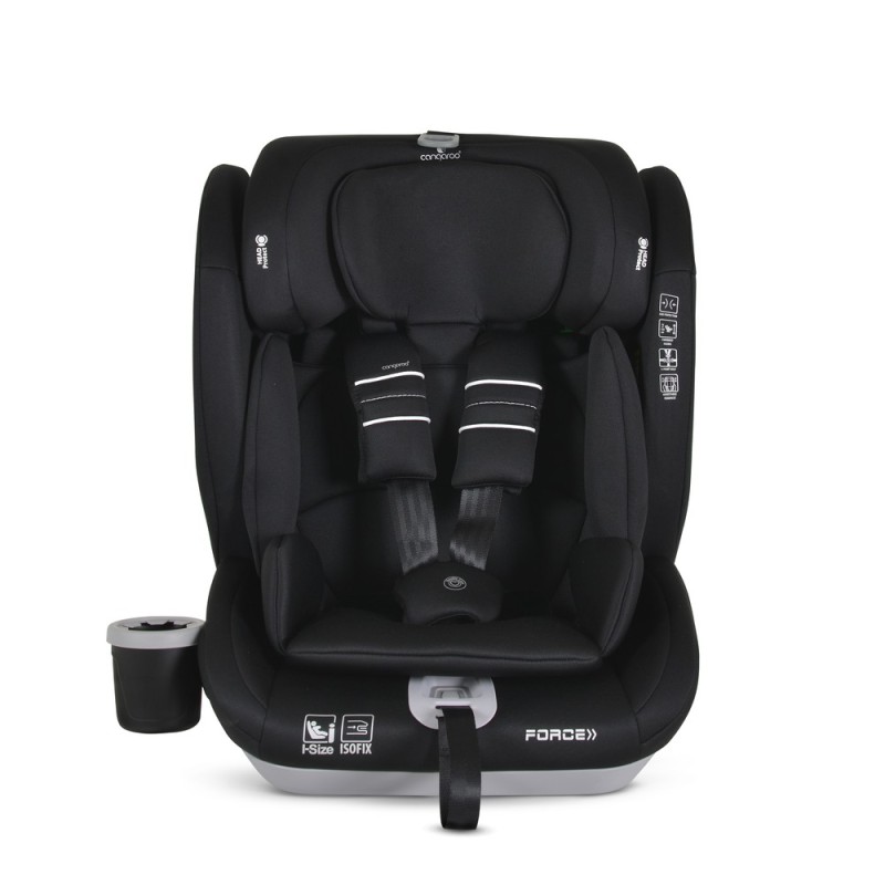 Стол за кола Force 76-150cм черен