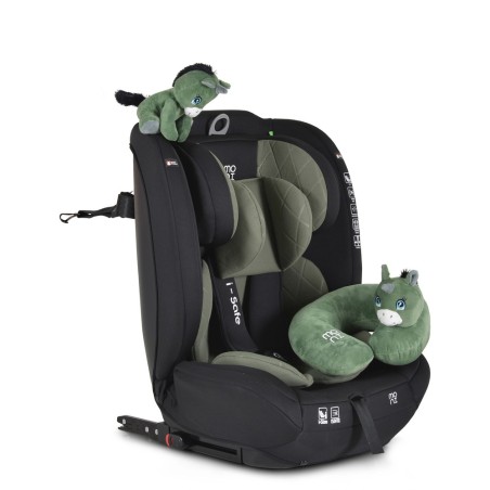 Стол за кола i-Safe 76-150cм зелен